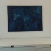In einer Bremer Arztpraxis, Öl auf Holz, 70 x 100 cm